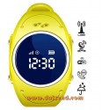 Waterdicht GPS Kinderhorloge Tracker Telefoon - Geel